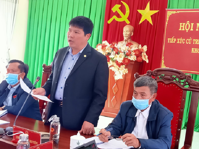 Hoi nghi truc tuyen tiep xuc cu tri sau ky hop thu ba, HDND tinh 2